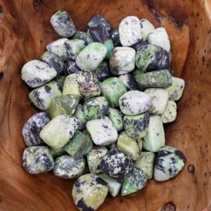 Shop Serpentine Stones & Crystals! Serpentine Tumble | Natural genuine stones & crystals in various shapes & sizes. Buy raw cut, tumbled, or polished gemstones for making jewelry or crystal healing energy vibration raising reiki stones. #crystals #gemstones #crystalhealing #crystalsandgemstones #energyhealing #affiliate #ad
