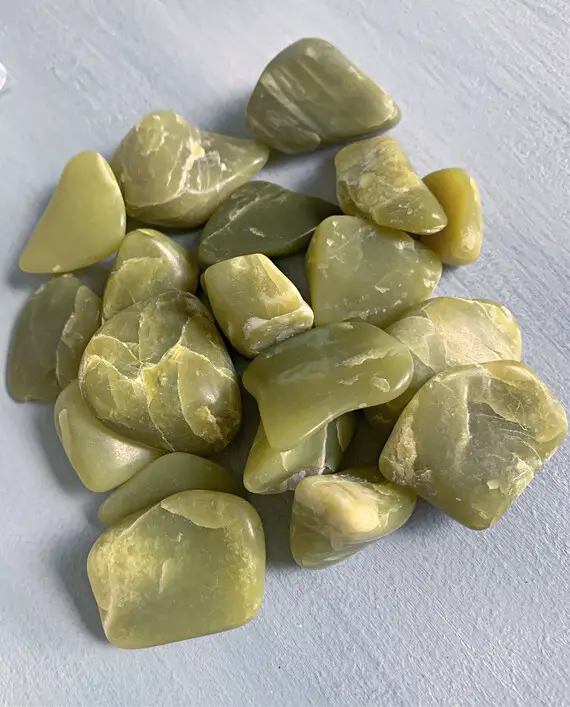 Serpentine Tumbled Stones, Crystals, Natural Metaphysical Crystal, Protects, Cleanses, Detox Stone, Stone Of Dreams