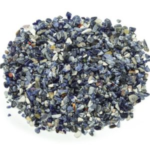Shop Tumbled Sodalite Crystals & Pocket Stones! Sodalite Chips – Gemstone Chips – Crystal Semi Tumbled Chips – Bulk Crystal – 2-6mm  – CP1034 | Natural genuine stones & crystals in various shapes & sizes. Buy raw cut, tumbled, or polished gemstones for making jewelry or crystal healing energy vibration raising reiki stones. #crystals #gemstones #crystalhealing #crystalsandgemstones #energyhealing #affiliate #ad