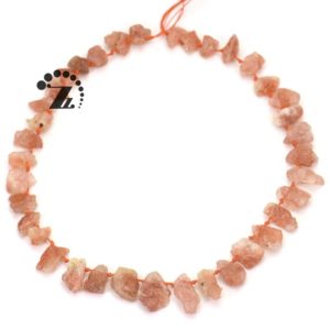 Shop Sunstone Chip & Nugget Beads! Sunstone graduated rough nugget teardrop bead,raw bead,Top Drilled beads,Genuine,Natural,Gemstone,DIY Beads,9×10-12x20mm,15" full strand | Natural genuine chip Sunstone beads for beading and jewelry making.  #jewelry #beads #beadedjewelry #diyjewelry #jewelrymaking #beadstore #beading #affiliate #ad