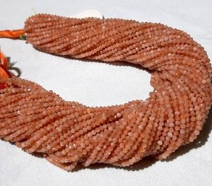 Shop Sunstone Faceted Beads! ON SALE Natural Sunstone Faceted Rondelle Beads 2.5mm Sunstone Gemstone Beads Micro Cut Beads Top Quality 25 Strands Of 13" | Natural genuine faceted Sunstone beads for beading and jewelry making.  #jewelry #beads #beadedjewelry #diyjewelry #jewelrymaking #beadstore #beading #affiliate #ad