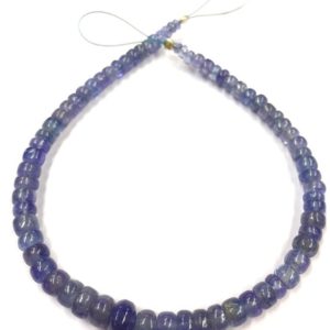 Shop Tanzanite Rondelle Beads! Natural Tanzanite Smooth Rondelle Beads 5mm Tanzanite Gemstone Beads Tanzanite Rondelle 8 Inch Strand | Natural genuine rondelle Tanzanite beads for beading and jewelry making.  #jewelry #beads #beadedjewelry #diyjewelry #jewelrymaking #beadstore #beading #affiliate #ad