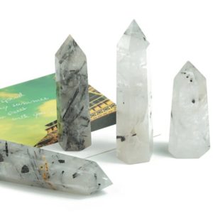 Shop Tourmalinated Quartz Points & Wands! Tourmalinated Quartz Obelisk Tower Stone – Obelisk Tower Clear Crystal Healing Stone – Natural Clear Tower Gemstone – TW1017 | Natural genuine stones & crystals in various shapes & sizes. Buy raw cut, tumbled, or polished gemstones for making jewelry or crystal healing energy vibration raising reiki stones. #crystals #gemstones #crystalhealing #crystalsandgemstones #energyhealing #affiliate #ad