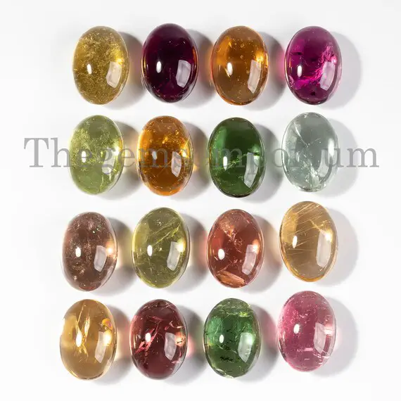 Aaa Quality Tourmaline Smooth Calibrated Cabs, Tourmaline Gemstone, 10x14mm Oval Cabochon, Tourmaline Cabochon, Tourmaline Loose Gemstone