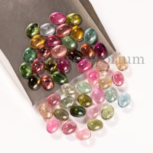 Shop Tourmaline Cabochons! 5 Pc Lot, AA Quality Tourmaline 6x8mm, Oval Cabochon, Multi Tourmaline Cabochon, Smooth Calibrated Cabs,  Tourmaline Loose Cabs, Gemstones | Natural genuine stones & crystals in various shapes & sizes. Buy raw cut, tumbled, or polished gemstones for making jewelry or crystal healing energy vibration raising reiki stones. #crystals #gemstones #crystalhealing #crystalsandgemstones #energyhealing #affiliate #ad