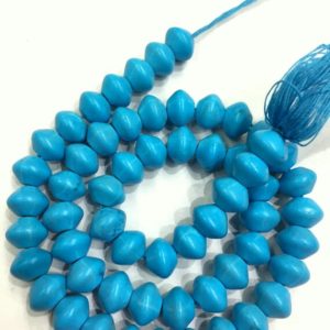 Shop Turquoise Rondelle Beads! Natural Turquoise Smooth Rondelle Beads Turquoise Fancy Shape Beads Smooth Turquoise Gemstone Beads For Jewelry Making Latest Arrival | Natural genuine rondelle Turquoise beads for beading and jewelry making.  #jewelry #beads #beadedjewelry #diyjewelry #jewelrymaking #beadstore #beading #affiliate #ad