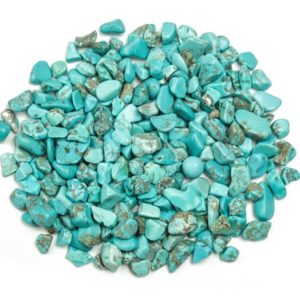 Shop Tumbled Turquoise Crystals & Pocket Stones! Turquoise Chips – Gemstone Chips – Crystal Semi Tumbled Chips – Bulk Crystal – 7-15mm  – CP1081 | Natural genuine stones & crystals in various shapes & sizes. Buy raw cut, tumbled, or polished gemstones for making jewelry or crystal healing energy vibration raising reiki stones. #crystals #gemstones #crystalhealing #crystalsandgemstones #energyhealing #affiliate #ad