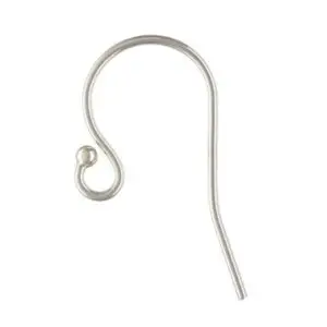 Earring Hooks, 200pcs Antique Bronze Earwire Ball and Coil Findings,Fish  Hook Earring Wires, 19mm