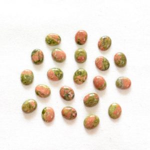 Shop Unakite Cabochons! 9x11mm, Unakite Cabochons, Smooth Polished Unakite, Puffed Oval Shape Gemstone For Jewelry Making, 10 Pcs Lot, 9x11mm #AR0221 | Natural genuine stones & crystals in various shapes & sizes. Buy raw cut, tumbled, or polished gemstones for making jewelry or crystal healing energy vibration raising reiki stones. #crystals #gemstones #crystalhealing #crystalsandgemstones #energyhealing #affiliate #ad