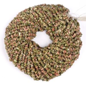 Shop Unakite Chip & Nugget Beads! 34" 1 Strand Natural Unakite Uncut Chips Raw Nuggets Smooth Beads Gemstone,4-5.5 mm,Unakite Chips,Jewellery Designing,Unakite Rough , SALE | Natural genuine chip Unakite beads for beading and jewelry making.  #jewelry #beads #beadedjewelry #diyjewelry #jewelrymaking #beadstore #beading #affiliate #ad