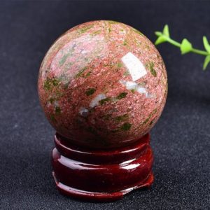Shop Unakite Shapes! Natural Unakite Ball Unakite Sphere Healing Crystal | Natural genuine stones & crystals in various shapes & sizes. Buy raw cut, tumbled, or polished gemstones for making jewelry or crystal healing energy vibration raising reiki stones. #crystals #gemstones #crystalhealing #crystalsandgemstones #energyhealing #affiliate #ad
