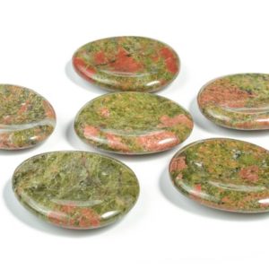 Shop Unakite Shapes! Unakite Worry Stone – Healing Stone – Unakite Crystal – Natural Unakite Crystal Energy  – 4.6×3.8cm – WO1026 | Natural genuine stones & crystals in various shapes & sizes. Buy raw cut, tumbled, or polished gemstones for making jewelry or crystal healing energy vibration raising reiki stones. #crystals #gemstones #crystalhealing #crystalsandgemstones #energyhealing #affiliate #ad