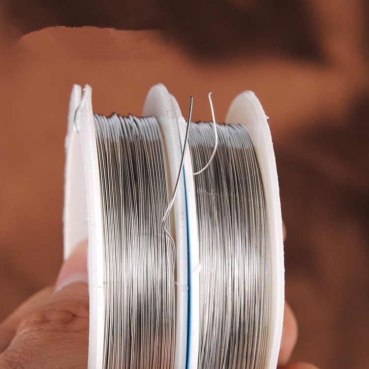 Wholesale 100m Silver Wire, 0.3mm/0.5mm,dead Soft Ds - Bulk Silver Wire - Wire Spool - Silver Wire Wrapping -  Silver Jewelry Wire