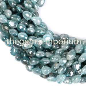 Blue Zircon Smooth Nuggets Beads, 8.5×9.5-9×12 mm Zircon Smooth beads, Blue Zircon Plain beads, Blue Zircon Nuggets beads, Blue Zircon beads | Natural genuine chip Zircon beads for beading and jewelry making.  #jewelry #beads #beadedjewelry #diyjewelry #jewelrymaking #beadstore #beading #affiliate #ad