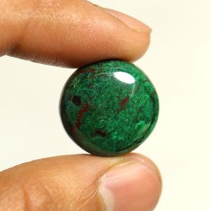 Shop Chrysocolla Shapes! 1 Piece Natural Chrysocolla Cabochon 19mm Round Shape Rare Chrysocolla Gemstone Cabs Smooth Gems Loose Stones Semi Precious Cab C-20171 | Natural genuine stones & crystals in various shapes & sizes. Buy raw cut, tumbled, or polished gemstones for making jewelry or crystal healing energy vibration raising reiki stones. #crystals #gemstones #crystalhealing #crystalsandgemstones #energyhealing #affiliate #ad