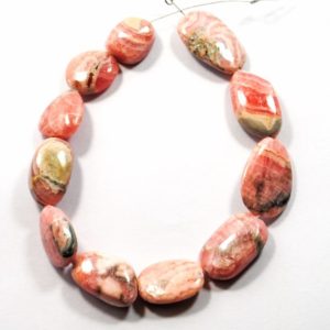 Shop Rhodochrosite Chip & Nugget Beads! 100% Natural Rhodochrosite Gemstone Beads Smooth 6 Inch Strand Tumble,Nugget,Loose Stone 12-17 MM Approx Wholesale Price For Jewelry | Natural genuine chip Rhodochrosite beads for beading and jewelry making.  #jewelry #beads #beadedjewelry #diyjewelry #jewelrymaking #beadstore #beading #affiliate #ad