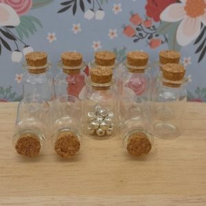 Shop Bead Storage Containers & Organizers! 10x Glass Bead Storage Containers, Glass with Cork Containers, Mini Glass 15ml Storage Containers with Cork Lid, Clear Seed bead Containers | Shop jewelry making and beading supplies, tools & findings for DIY jewelry making and crafts. #jewelrymaking #diyjewelry #jewelrycrafts #jewelrysupplies #beading #affiliate #ad