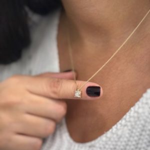 Shop Zircon Pendants! 14k Solid Gold Square Baguette Zircon Pendant Necklace / Minimal Tiny Cube Necklace / Valentines Day Gift / by Sait Basmaci Jewellery | Natural genuine Zircon pendants. Buy crystal jewelry, handmade handcrafted artisan jewelry for women.  Unique handmade gift ideas. #jewelry #beadedpendants #beadedjewelry #gift #shopping #handmadejewelry #fashion #style #product #pendants #affiliate #ad