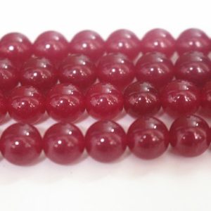 Shop Ruby Round Beads! 15 Inches Real Genuine Natural Ruby Gemstone round 6mm ,8mm ,Red corundum round loose beads,semi-precious stone | Natural genuine round Ruby beads for beading and jewelry making.  #jewelry #beads #beadedjewelry #diyjewelry #jewelrymaking #beadstore #beading #affiliate #ad