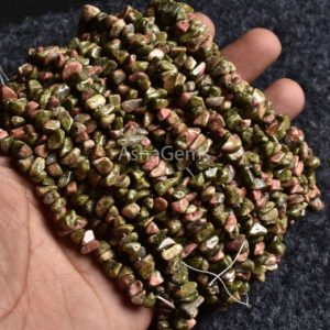 Shop Unakite Chip & Nugget Beads! 34" 1 Strand Natural Unakite Uncut Chips Raw Nuggets Smooth Beads Gemstone,4-5.5 mm,Unakite Chips,Jewellery Designing,Unakite Rough , SALE | Natural genuine chip Unakite beads for beading and jewelry making.  #jewelry #beads #beadedjewelry #diyjewelry #jewelrymaking #beadstore #beading #affiliate #ad