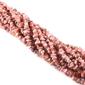 Shop Rhodochrosite Chip & Nugget Beads! 34" Long Natural Rhodochrosite Chips Beads, Rhodochrosite Uncut Beads, Rhodochrosite Polished Smooth Chips Nuggets (4-5 MM) | Natural genuine chip Rhodochrosite beads for beading and jewelry making.  #jewelry #beads #beadedjewelry #diyjewelry #jewelrymaking #beadstore #beading #affiliate #ad