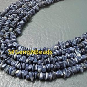 Shop Sapphire Chip & Nugget Beads! 34 " Natural Blue Sapphire Uncut Chip Beads, Jewelry making beads, Smooth Polished Uncut Beads, Crystal Shop, 4 – 6  mm | Natural genuine chip Sapphire beads for beading and jewelry making.  #jewelry #beads #beadedjewelry #diyjewelry #jewelrymaking #beadstore #beading #affiliate #ad