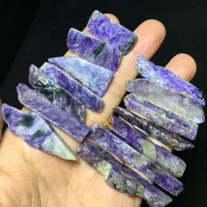 37g Natural Purple Charoite Raw Healing Crystal Polished Stone Specimens L20 | Natural genuine stones & crystals in various shapes & sizes. Buy raw cut, tumbled, or polished gemstones for making jewelry or crystal healing energy vibration raising reiki stones. #crystals #gemstones #crystalhealing #crystalsandgemstones #energyhealing #affiliate #ad