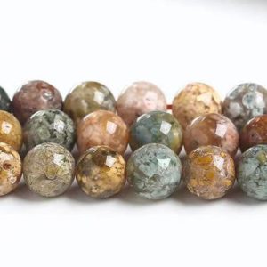 Shop Ocean Jasper Round Beads! 4mm-12mm Natural Ocean Jasper  Smooth Round Beads, Ocean Jasper Beads Wholesale supply.15" strand | Natural genuine round Ocean Jasper beads for beading and jewelry making.  #jewelry #beads #beadedjewelry #diyjewelry #jewelrymaking #beadstore #beading #affiliate #ad