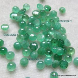Shop Emerald Stones & Crystals! 4MM Natural EMERALD Cabochon 4x4mm round 4mm round cabochon emerald 4mm quality we always deal in nice quality emerald round only natural | Natural genuine stones & crystals in various shapes & sizes. Buy raw cut, tumbled, or polished gemstones for making jewelry or crystal healing energy vibration raising reiki stones. #crystals #gemstones #crystalhealing #crystalsandgemstones #energyhealing #affiliate #ad