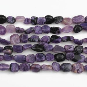 Shop Charoite Chip & Nugget Beads! 8-10mm Natural Charoite Stone Beads, Rondelle Loose Spacer Beads For Accessories Jewellery Making Bracelet 15 Inch | Natural genuine chip Charoite beads for beading and jewelry making.  #jewelry #beads #beadedjewelry #diyjewelry #jewelrymaking #beadstore #beading #affiliate #ad