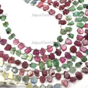 Shop Sapphire Chip & Nugget Beads! 8 Inch Strand, Finest Quality, Natural Multi Sapphire Shaded Fancy Rough Chips Shape Beads, Size-5.00-7.00mm Approx | Natural genuine chip Sapphire beads for beading and jewelry making.  #jewelry #beads #beadedjewelry #diyjewelry #jewelrymaking #beadstore #beading #affiliate #ad