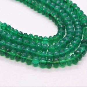 Shop Onyx Rondelle Beads! AAA Green Onyx smooth rondelle beads Natural gemstone Green Onyx beads Green Onyx plain beads Green Onyx rondelle beads Onyx beads strand | Natural genuine rondelle Onyx beads for beading and jewelry making.  #jewelry #beads #beadedjewelry #diyjewelry #jewelrymaking #beadstore #beading #affiliate #ad