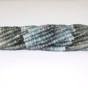 AAA Moss Aquamarine Faceted Rondelle Beads  Moss Aquamarine Beads  Moss Aquamarine Rondelle Beads   Aquamarine Beads Strand | Natural genuine rondelle Aquamarine beads for beading and jewelry making.  #jewelry #beads #beadedjewelry #diyjewelry #jewelrymaking #beadstore #beading #affiliate #ad