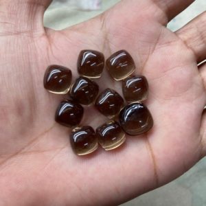 Shop Smoky Quartz Cabochons! AAA Natural Cushion Smoky Quartz Cabochon Calibrated Size Flat Back Loose Gemstone 4,5,6,7,8,9,10,11,12,13,14,16,18,20,25,30,40 MM | Natural genuine stones & crystals in various shapes & sizes. Buy raw cut, tumbled, or polished gemstones for making jewelry or crystal healing energy vibration raising reiki stones. #crystals #gemstones #crystalhealing #crystalsandgemstones #energyhealing #affiliate #ad