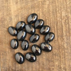 Shop Hematite Cabochons! AAA Natural Hematite Oval Cabochon Flat Back Gemstones Calibrated Size 5×7,7×9,8×10,9×11,10×12,10×14,12×16,13×18,15×20,16×22,18×25,20x30MM | Natural genuine stones & crystals in various shapes & sizes. Buy raw cut, tumbled, or polished gemstones for making jewelry or crystal healing energy vibration raising reiki stones. #crystals #gemstones #crystalhealing #crystalsandgemstones #energyhealing #affiliate #ad