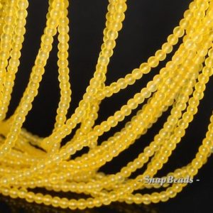Shop Agate Chip & Nugget Beads! 3mm Gold Nugget Yellow Agate Gemstone Round Loose Beads 16 inch  Full Strand (90113628-107 – 3mm D) | Natural genuine chip Agate beads for beading and jewelry making.  #jewelry #beads #beadedjewelry #diyjewelry #jewelrymaking #beadstore #beading #affiliate #ad