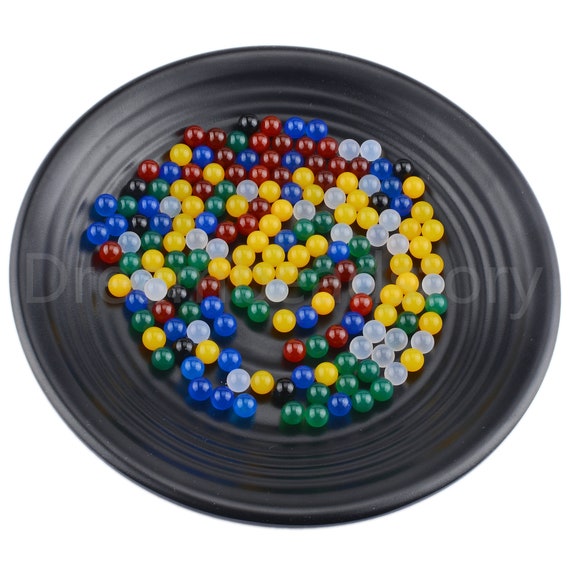 50 Pcs No Hole Beads Lots Wholesale Natural Blue/ Black/ Red/ Green/ White/ Yellow Agate Round 4 6 8 10mm Beads Without Hole (color Heated)