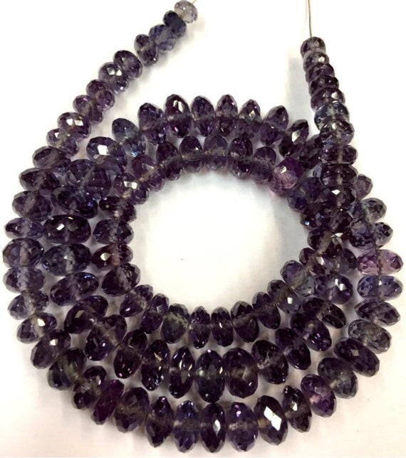 Extremely Beautiful--so Gorgeous--alexandrite Faceted Rondelle Beads Alexandrite Gemstone Beads Very Rare Alexandrite Beads Wholesale Beads