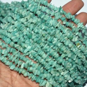 Shop Amazonite Chip & Nugget Beads! Natural Blue Amazonite Uncut Chip Beads,34 Inch Full Strand Amazonite Uncut Chips,Raw,Rough Smooth Beads,Nugget Beads,Jewelry Making Craft, | Natural genuine chip Amazonite beads for beading and jewelry making.  #jewelry #beads #beadedjewelry #diyjewelry #jewelrymaking #beadstore #beading #affiliate #ad