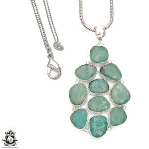 Shop Amazonite Pendants! Amazonite Silver Pendant & FREE 3MM Italian 925 Sterling Silver Chain P6574 | Natural genuine Amazonite pendants. Buy crystal jewelry, handmade handcrafted artisan jewelry for women.  Unique handmade gift ideas. #jewelry #beadedpendants #beadedjewelry #gift #shopping #handmadejewelry #fashion #style #product #pendants #affiliate #ad