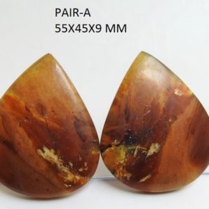 Shop Amber Cabochons! Amber Smooth Fancy Shape Pair Cabochon/Handmade Stone/Personalized Gift/For Making Earring Jewelry/One of Kind/100%Natural CAB-4 | Natural genuine stones & crystals in various shapes & sizes. Buy raw cut, tumbled, or polished gemstones for making jewelry or crystal healing energy vibration raising reiki stones. #crystals #gemstones #crystalhealing #crystalsandgemstones #energyhealing #affiliate #ad