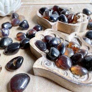 Amber Tumbled Stone | Natural genuine stones & crystals in various shapes & sizes. Buy raw cut, tumbled, or polished gemstones for making jewelry or crystal healing energy vibration raising reiki stones. #crystals #gemstones #crystalhealing #crystalsandgemstones #energyhealing #affiliate #ad