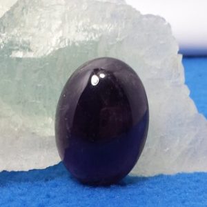 Natural 52ct Brazilian Deep Grape Purple Amethyst Oval Cabochon 29mm x 21.5mm x 12.3mm Semi Precious Gemstone Untreated Dark Purple Amethyst | Natural genuine stones & crystals in various shapes & sizes. Buy raw cut, tumbled, or polished gemstones for making jewelry or crystal healing energy vibration raising reiki stones. #crystals #gemstones #crystalhealing #crystalsandgemstones #energyhealing #affiliate #ad