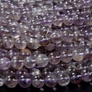 Shop Amethyst Round Beads! Natural Amethyst Light Purple Gemstone Grade A Round 5MM 6MM 7MM 8MM 9MM 10MM Loose Beads (D125 D126) | Natural genuine round Amethyst beads for beading and jewelry making.  #jewelry #beads #beadedjewelry #diyjewelry #jewelrymaking #beadstore #beading #affiliate #ad