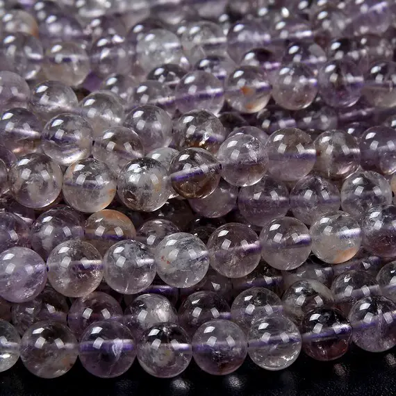 Natural Amethyst Light Purple Gemstone Grade A Round 5mm 6mm 7mm 8mm 9mm 10mm Loose Beads (d125 D126)