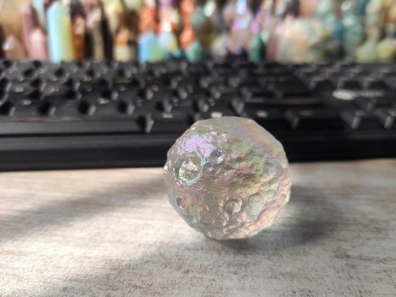 Crystal Moon Sphere Angel Aura Quartz Moon Sphere Aura Howlite Moon Sphere Ball Home Decor Crystal Gift 3543