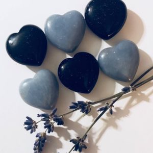 Shop Angelite Shapes! Angelite, Blue Goldstone, Pocket Heart Qty. 1 | Natural genuine stones & crystals in various shapes & sizes. Buy raw cut, tumbled, or polished gemstones for making jewelry or crystal healing energy vibration raising reiki stones. #crystals #gemstones #crystalhealing #crystalsandgemstones #energyhealing #affiliate #ad