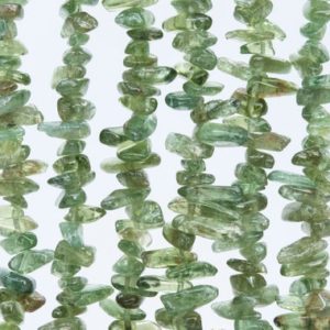 Shop Apatite Chip & Nugget Beads! Genuine Natural Apatite Gemstone Beads 12-24×3-5MM Transparent Green Stick Pebble Chip AAA Quality Loose Beads (112826) | Natural genuine chip Apatite beads for beading and jewelry making.  #jewelry #beads #beadedjewelry #diyjewelry #jewelrymaking #beadstore #beading #affiliate #ad