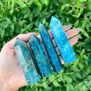 Shop Apatite Points & Wands! Apatite Crystal Point (Qty: 1) | Natural genuine stones & crystals in various shapes & sizes. Buy raw cut, tumbled, or polished gemstones for making jewelry or crystal healing energy vibration raising reiki stones. #crystals #gemstones #crystalhealing #crystalsandgemstones #energyhealing #affiliate #ad