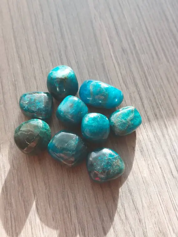 Apatite/ Neon Apatite- Petit Tumbled (high Grade) **price Is For One Crystal**